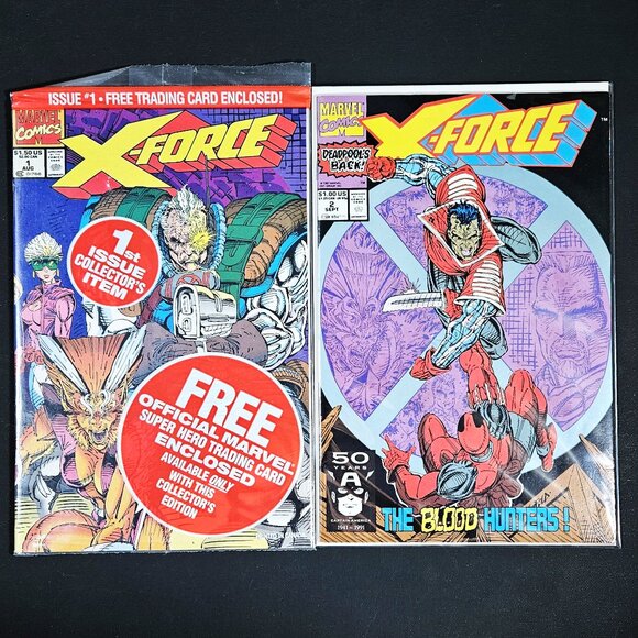 X-Force 1 & 2 - Vol. 1 🔑 issue (1991) - Picture 1 of 9